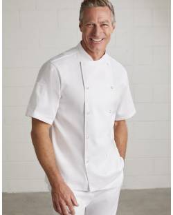 Mens Zest Short Sleeve Chef Jacket